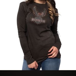 Harley-Davidson Womens Studded T-Shirt (M)